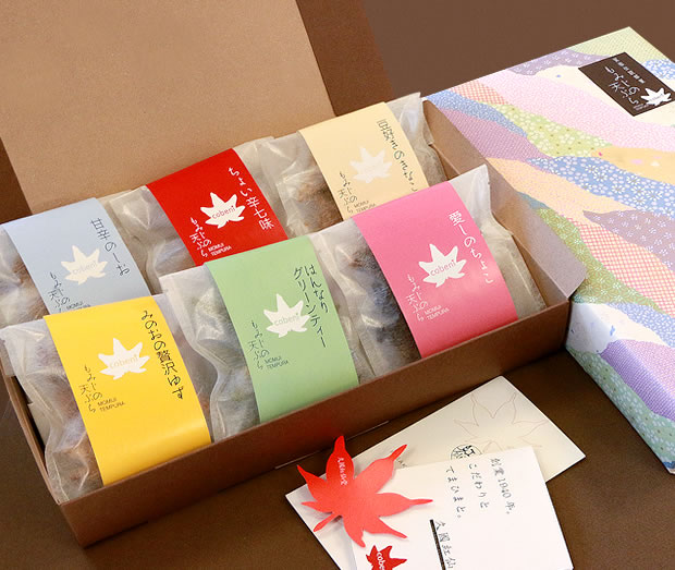 もみじの天ぷら 6つの味＜小紅＞ | もみじの天ぷら 久國紅仙堂・Cobeni